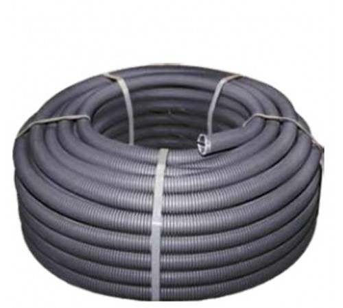 Труба гофр. FRHF  с зондом d63мм (15м.) черная Plast EKF PROxima  FRHF-63  EKF