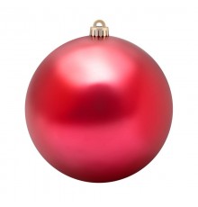 Елочная фигура "Шар", 20 см, цвет красный  502-002  NEON-NIGHT