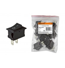 Клавишный переключатель YL-211-05 черный 2 положения 1з  SQ0703-0023  TDM