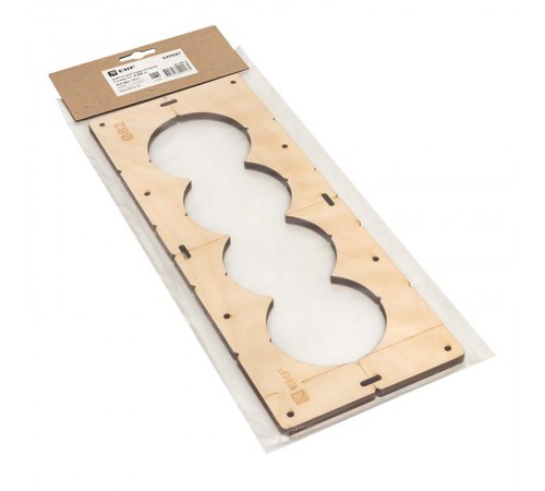 Шаблон для подрозетников c 5 отв. диам. 82 мм EKF Expert  sh-d82-5  EKF