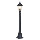 Светильник садово-парковый PL586 столб 60W 230V E27, черный  41167  Feron