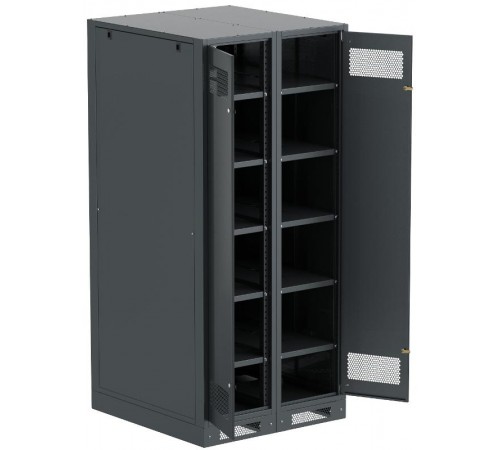 ITK LINEA B Шкаф (пустой) 2000х900мм дверь двуст. мет. чер.  LB05-20H99-2M  ITK