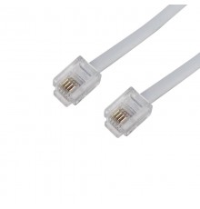 Телефонный шнур, удлинитель RJ-11(6P-4C), длина 25 метров, белый  18-3251  REXANT