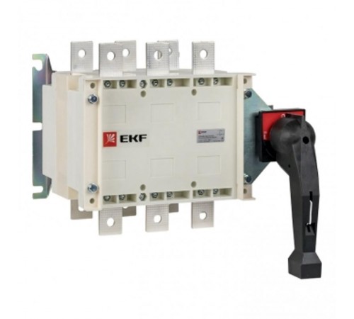 Рубильник-переключатель 630A 3P c рукояткой управления для прямой установки PowerSwitch  pscs-630-3  EKF