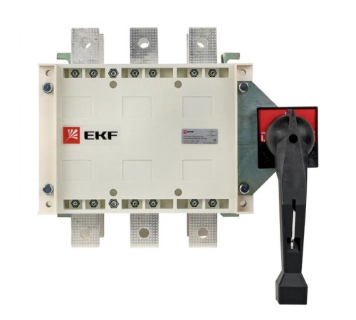 Рубильник-переключатель 630A 3P c рукояткой управления для прямой установки PowerSwitch  pscs-630-3  EKF