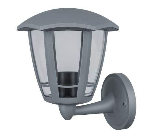 Светильник садово-парковый NOF-P04-GR-IP44-E27 (6 граней серый)  80461   Navigator