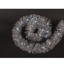 Гирлянда  95 041 NGF-D043-01 (мишура белая)  95041  Navigator