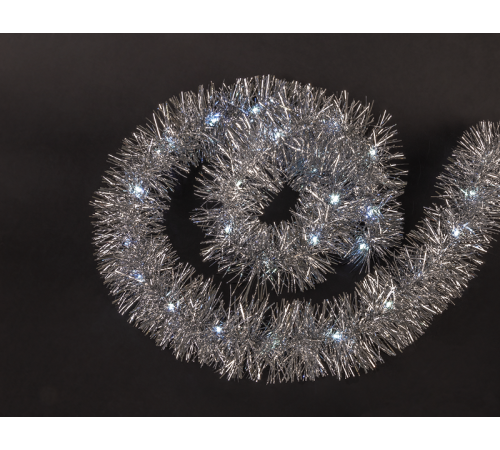 Гирлянда  95 041 NGF-D043-01 (мишура белая)  95041  Navigator