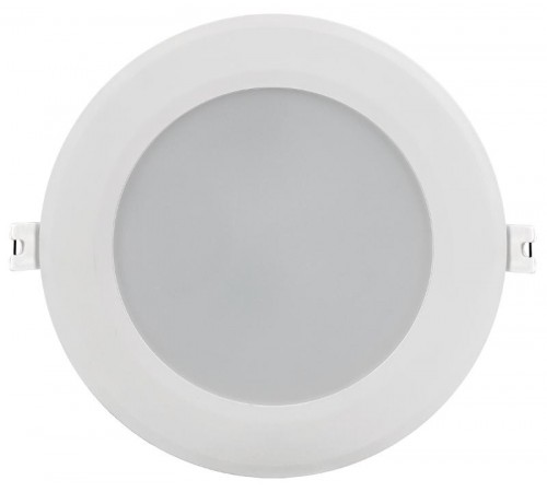Светильник светодиодный встраиваемый ДВО 1714 белый круг 12Вт 6500К IP40  LDVO0-1714-12-6500-K01  IEK