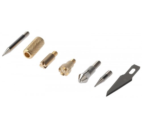 Набор паяльник c функцией выжигания + 6 насадок 230В 30 Вт (50/300)  Б0046957  ЭРА