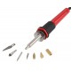Набор паяльник c функцией выжигания + 6 насадок 230В 30 Вт (50/300)  Б0046957  ЭРА