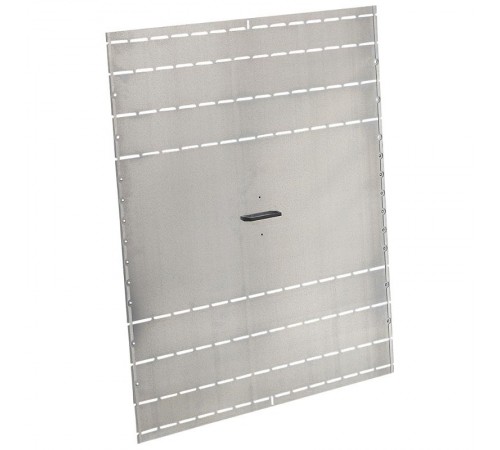 Сплошная металлическая лицевая панель с замком на 1/4 оборота XL3 800/4000 - высота 50 мм - 24 модуля  020840  Legrand