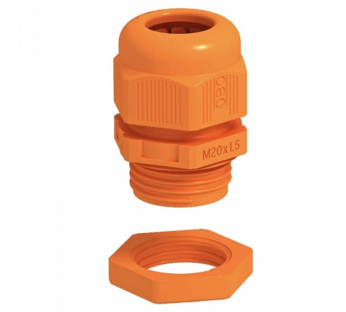 Ввод кабельный огнестойкий в комплекте с контргайкой M20 (V-TEC VM20+ OR)  7205660  OBO Bettermann