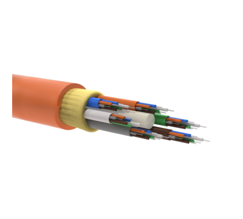 Кабель волоконно-оптический MB ОМ2,50/125 мкм,12 волокон в буферном покрытии, безгелевые микротрубки  RNMBIN5012LSOR  DKC
