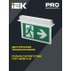 Светильник аварийного освещения светодиодный ССА3001 встраиваемый 3Вт двусторонний, сменный, БАП на 3 ч  LSSA0-3001-3-20-K03  IEK