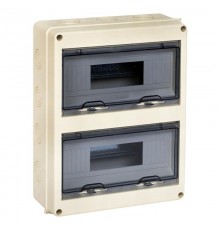 Щит распределительный навесной ЩРН-ПГ-24  (354х272х109) IP65 PROxima  pb65-n-pg-24  EKF