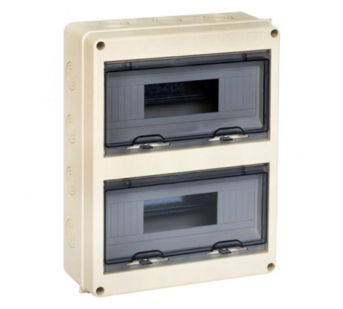 Щит распределительный навесной ЩРН-ПГ-24  (354х272х109) IP65 PROxima  pb65-n-pg-24  EKF