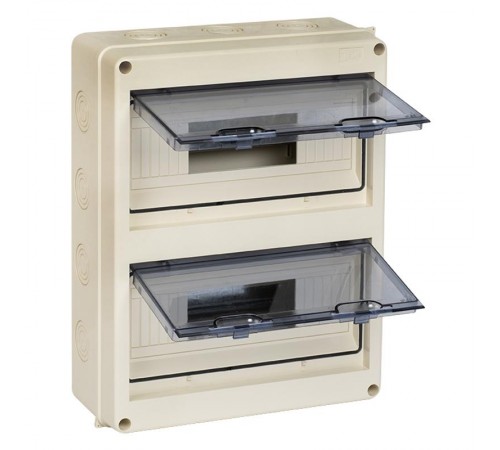 Щит распределительный навесной ЩРН-ПГ-24  (354х272х109) IP65 PROxima  pb65-n-pg-24  EKF