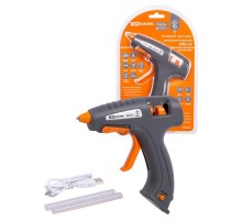 Клеевой пистолет аккумуляторный КПА-15, 7 мм, 3,7 В 2,9 А*ч Li-Ion, USB, 15 Вт, Т=220 С "Гранит"  SQ1024-0305  TDM