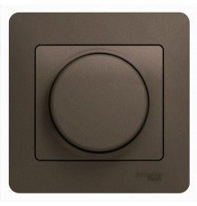 Glossa Шоколад Светорегулятор (диммер) поворотный, 300Вт (в сборе)  GSL000834  SE