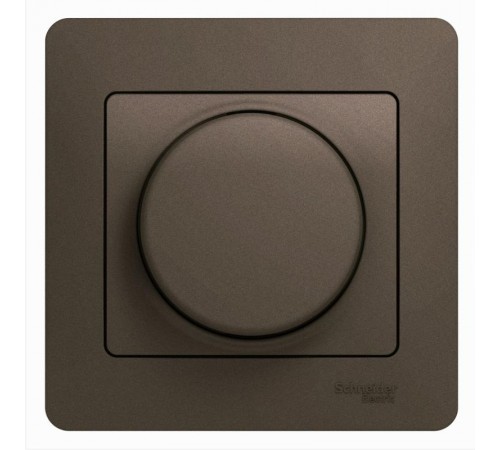 Glossa Шоколад Светорегулятор (диммер) поворотный, 300Вт (в сборе)  GSL000834  SE