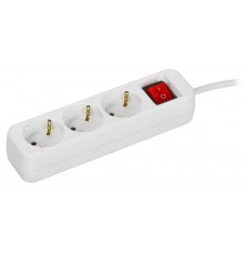 UMA Удлинитель У03К 3 места 2P+PE 3м 3х1,5мм2 16А белый   UM-YP10-16-03-03-ZK-K01  IEK