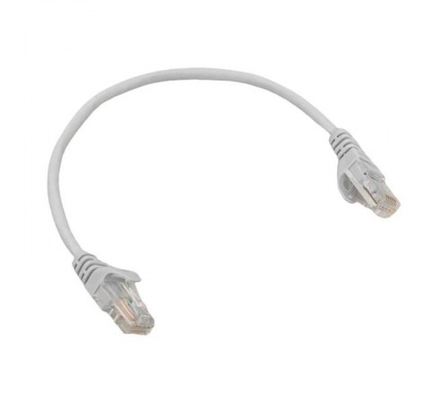 Патч-корд TERACOM PRO Cat.5E неэкранированный UTP оболочка LSZH серый (0,2м)  TRP-5EUTP-LSH-02M-GY  EKF