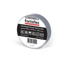 Изолента ПВХ 19х0.15x20 серая  90817  Fortisflex