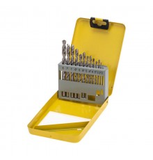 Набор сверл по металлу, 2-8мм (через 0,5мм), HSS, цилиндрический хвостовик, металлический кейс, 13 шт.  KR-91-0639  Kranz