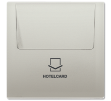 Накладка-картодержатель для балансирных механизмов 531U, 532U, 533U, 534U; термопласт; нержавеющая сталь; Edelstahl  ES2990CARD  Jung