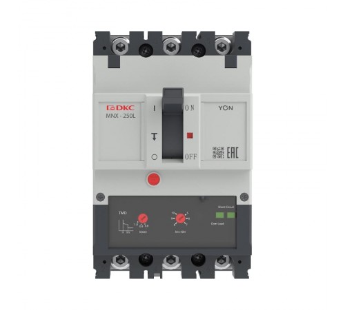 Авт. выкл. YON pro MNX250L 3P 200A 70kA при AC415V расц. TMD  MNX250L3PTMD0200  DKC