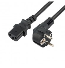 Шнур сетевой СЕЕ 7/7 (Schuko) - IEC 320 C13 3x0,75мм, длина 0,6м  04-2731  REXANT