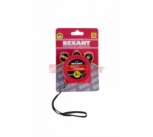 Рулетка Стандарт 5 м х 25 мм  12-9002  REXANT
