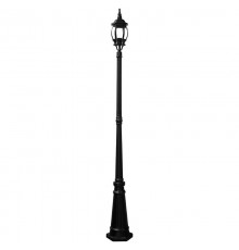 Светильник садово-парковый 8111 столб 100W E27 230V, черный  11212  Feron