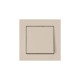 AtlasDesign Песочный Выключатель 1-клавишный, сх.1, 10АХ, (в сборе с рамкой), быстрозажимные клеммы  ATN001212S  SE