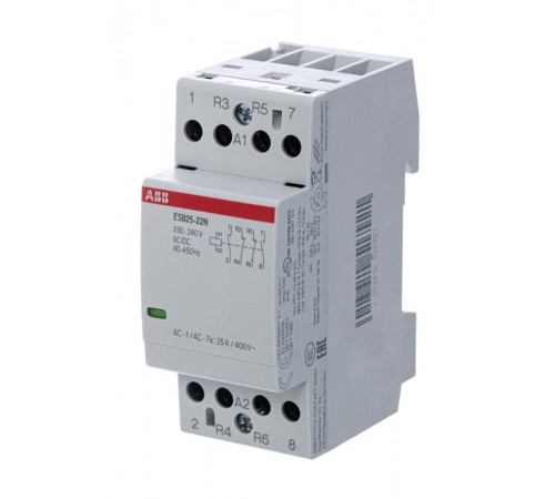 Контактор ESB25-22N-06 модульный (25А АС-1, 2НО+2НЗ), катушка 230В AC/DC  1SAE231111R0622  ABB