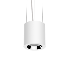 Светильник светодиодный DL-02 Tube подвесной 125х135 мм 18Вт 3000K 35° RAL9010 белый мат.  V1-R0-00113-30000-2001830  VARTON