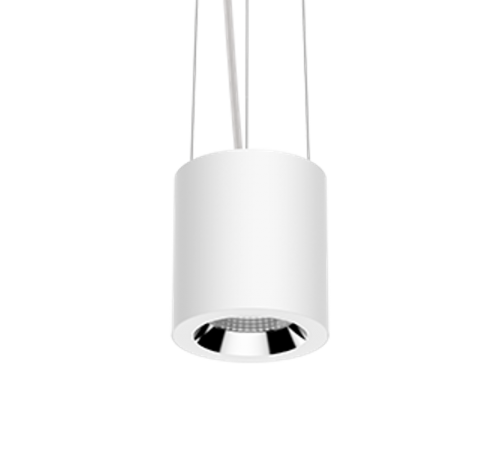 Светильник светодиодный DL-02 Tube подвесной 125х135 мм 18Вт 4000K 35° RAL9010 белый мат. DALI  V1-R0-00113-30D01-2001840  VARTON