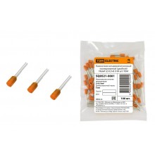 Наконечник штыревой втулочный изолированный (двойной) НШвИ (2) 0,5х8 (100 шт)   SQ0521-0001  TDM