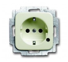 Розетка Schuko с индикацией LED, Duro, слоновая кость  2013-0-5280   2CKA002013A5280  ABB