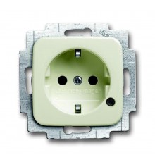 Розетка Schuko с индикацией LED, Duro, слоновая кость  2013-0-5280   2CKA002013A5280  ABB