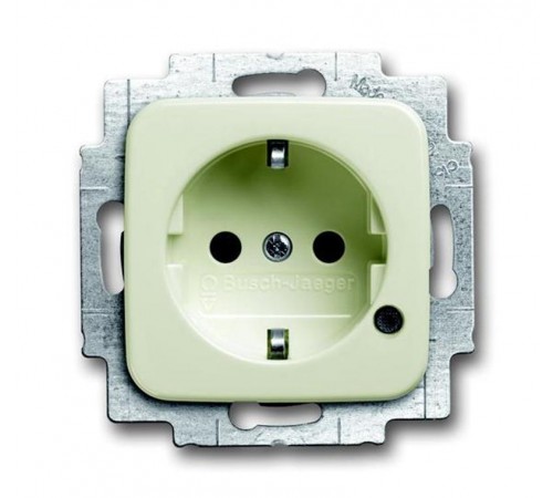 Розетка Schuko с индикацией LED, Duro, слоновая кость  2013-0-5280   2CKA002013A5280  ABB