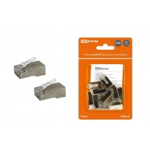 Разъем RJ-45 FTP для кабеля кат. 6, 8P8C в блистере (10шт)  SQ0561-0007  TDM