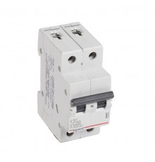 Выключатель автоматический двухполюсный RX3 4500 20А C 4,5кА  419698  Legrand