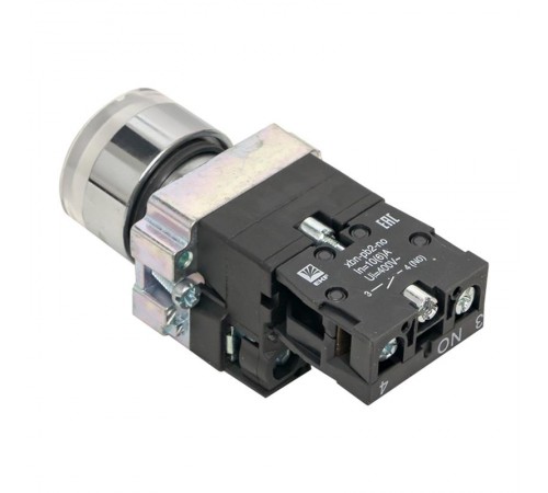 Кнопка BA21 с подстветкой 230В белая NO PROxima  xb2-bw21-230  EKF