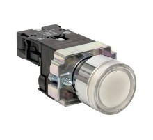 Кнопка BA21 с подстветкой 230В белая NO PROxima  xb2-bw21-230  EKF
