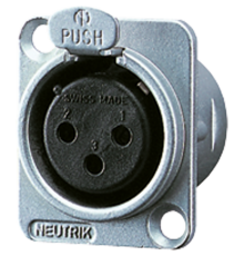 Разъем совместимый в универсальном корпусе; гнездо  CXLR-D  Jung