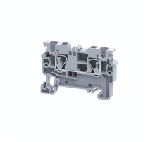 Клемма проходная пружинная OptiClip CX-4-I-32A-(0,2-4)-серый  289713  КЭАЗ