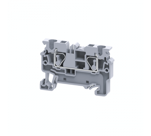 Клемма проходная пружинная OptiClip CX-4-I-32A-(0,2-4)-серый  289713  КЭАЗ