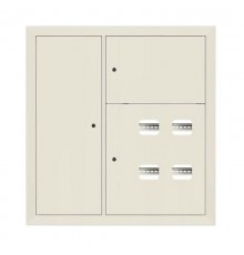 Щит этажный 4 кв. слаботочка слева RAL9002 (1000х950х150)  PROxima mb29-v-4z-ral9002 EKF